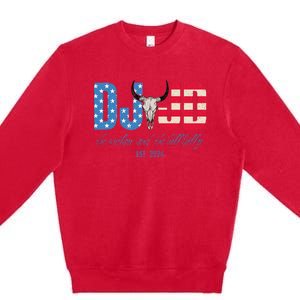 Dj And Jd The Outlaw And The Hillbilly Est 2024 Premium Crewneck Sweatshirt