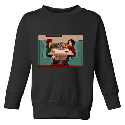Daria And Jane Pizza Time Toddler Sweatshirt