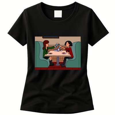Daria And Jane Pizza Time Womens T-Shirt