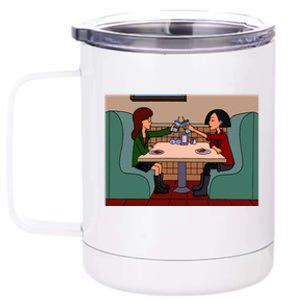 Daria And Jane Pizza Time 12 oz Stainless Steel Tumbler Cup