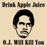 Drink Apple Juice Oj Simpson Will Kill You Zip Tote Bag