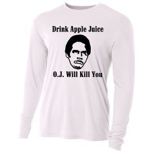 Drink Apple Juice Oj Simpson Will Kill You Cooling Performance Long Sleeve Crew