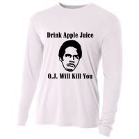 Drink Apple Juice Oj Simpson Will Kill You Cooling Performance Long Sleeve Crew