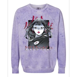 Dramatic Anime Japanese Colorblast Crewneck Sweatshirt