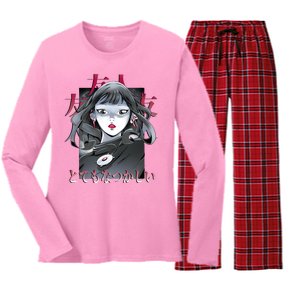 Dramatic Anime Japanese Women's Long Sleeve Flannel Pajama Set 