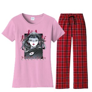 Dramatic Anime Japanese Women's Flannel Pajama Set