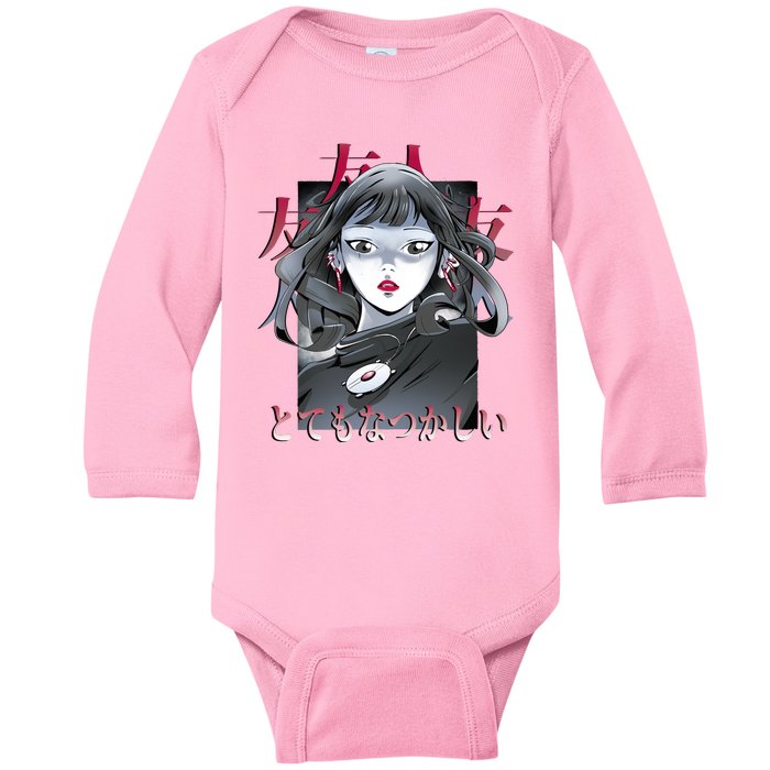 Dramatic Anime Japanese Baby Long Sleeve Bodysuit