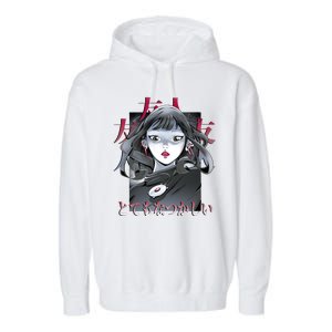 Dramatic Anime Japanese Garment-Dyed Fleece Hoodie