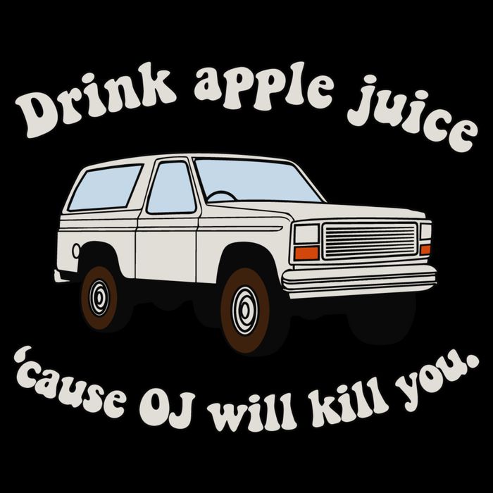 Drink Apple Juice Cause Oj Will Kill You Bag