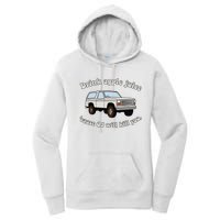 Drink Apple Juice Cause Oj Will Kill You Women's Pullover Hoodie