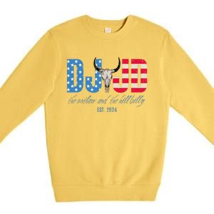 Dj And Jd The Outlaw And The Hillbilly Est 2024 Premium Crewneck Sweatshirt