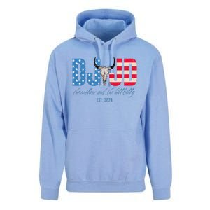 Dj And Jd The Outlaw And The Hillbilly Est 2024 Unisex Surf Hoodie