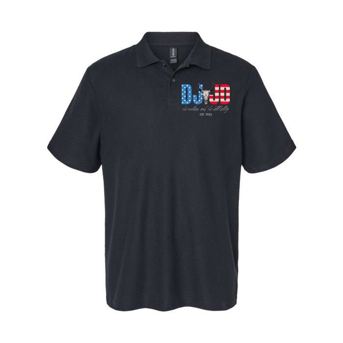 Dj And Jd The Outlaw And The Hillbilly Est 2024 Softstyle Adult Sport Polo