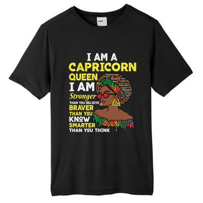 December And January Birthday Zodiac Sign Capricorn Queen Gift Tall Fusion ChromaSoft Performance T-Shirt