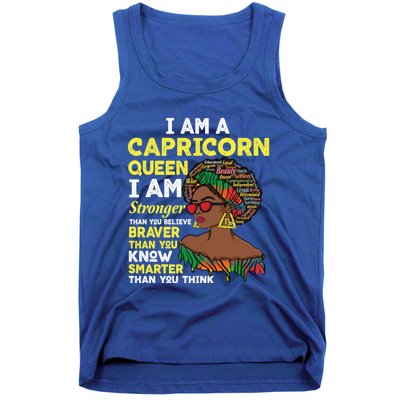 December And January Birthday Zodiac Sign Capricorn Queen Gift Tank Top