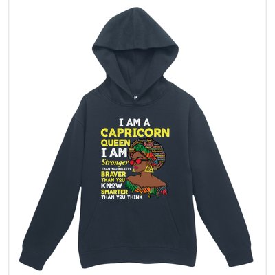 December And January Birthday Zodiac Sign Capricorn Queen Gift Urban Pullover Hoodie