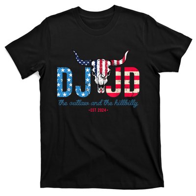 Dj And Jd The Outlaw And The Hillbilly Trump Vance 2024 T-Shirt