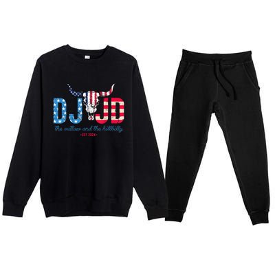 Dj And Jd The Outlaw And The Hillbilly Trump Vance 2024 Premium Crewneck Sweatsuit Set