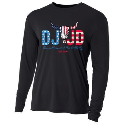 Dj And Jd The Outlaw And The Hillbilly Trump Vance 2024 Cooling Performance Long Sleeve Crew