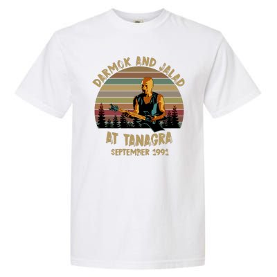 Darmok And Jalad At Tanagra September 1991 Garment-Dyed Heavyweight T-Shirt