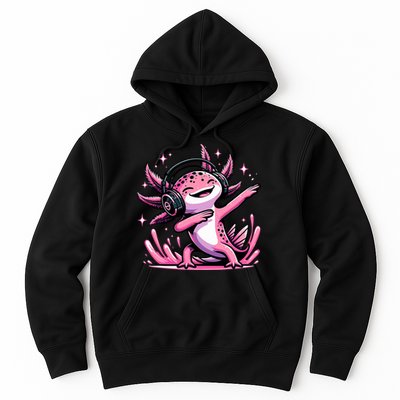 Dabbing Axolotl Kawaii Cute Axolotl Gaming Hoodie