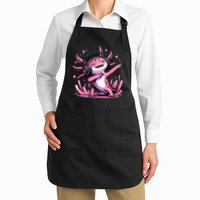 Dabbing Axolotl Kawaii Cute Axolotl Gaming Apron