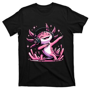 Dabbing Axolotl Kawaii Cute Axolotl Gaming T-Shirt