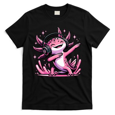 Dabbing Axolotl Kawaii Cute Axolotl Gaming T-Shirt