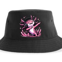 Dabbing Axolotl Kawaii Cute Axolotl Gaming Sustainable Bucket Hat