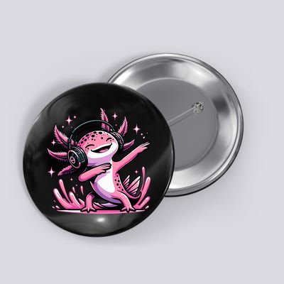 Dabbing Axolotl Kawaii Cute Axolotl Gaming Button