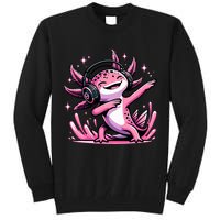 Dabbing Axolotl Kawaii Cute Axolotl Gaming Tall Sweatshirt
