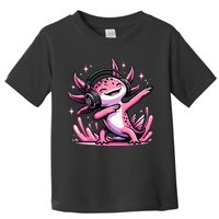 Dabbing Axolotl Kawaii Cute Axolotl Gaming Toddler T-Shirt