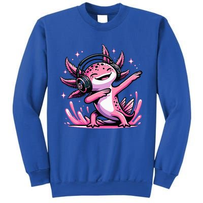 Dabbing Axolotl Kawaii Cute Axolotl Gaming Sweatshirt