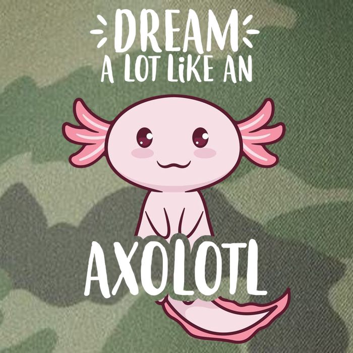 Dream A Lot Like An Axolotl Legacy Tie Dye Trucker Hat