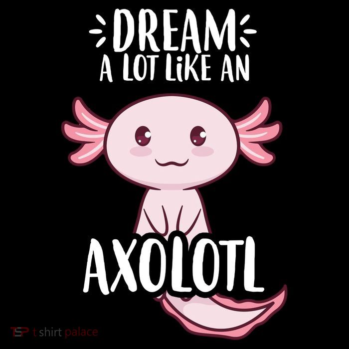 Dream A Lot Like An Axolotl Flexfit Unipanel Trucker Cap