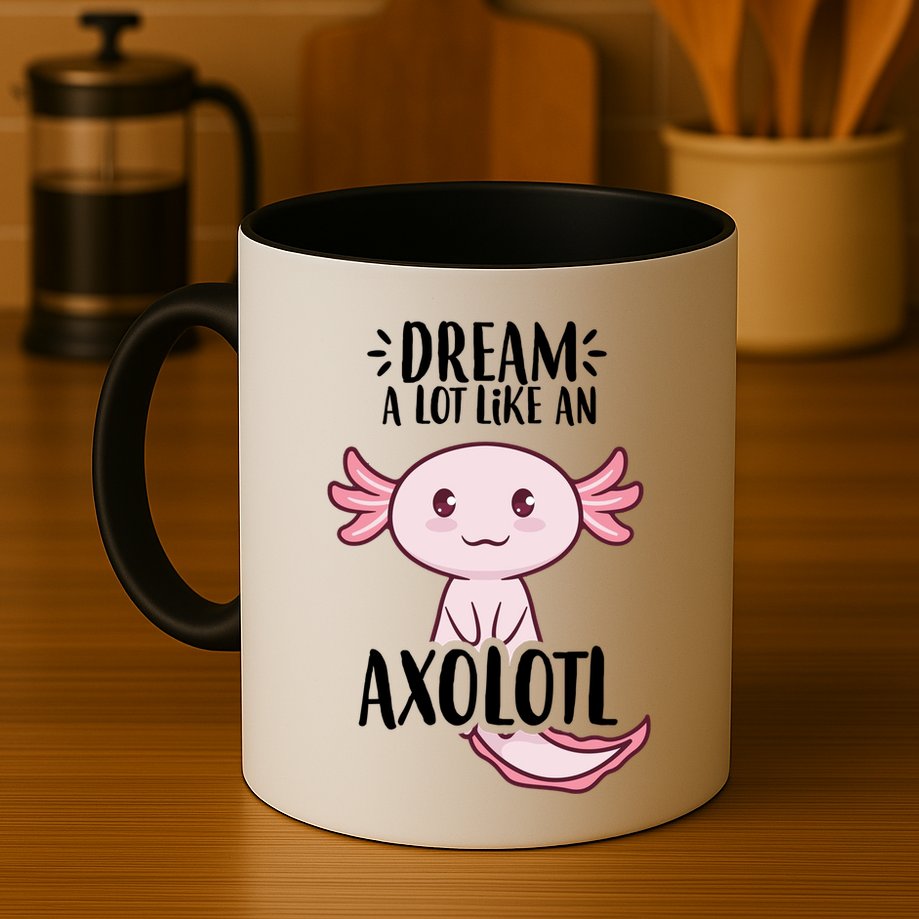 Dream A Lot Like An Axolotl Mug