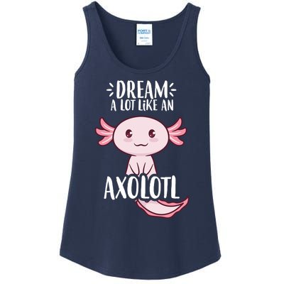 Dream A Lot Like An Axolotl Ladies Essential Tank