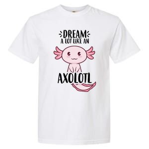 Dream A Lot Like An Axolotl Garment-Dyed Heavyweight T-Shirt