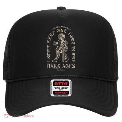 Dark Ages Like England Itself High Crown Mesh Back Trucker Hat