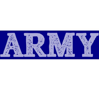 Distressed Army Logo Gray Pt Workout Retro Vintage Meaningful Gift Bumper Sticker