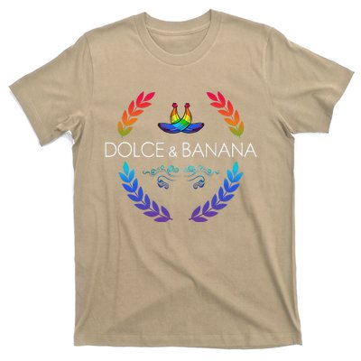 Dolce And Lgbtq Banana Funny Pride Graphic Cute Rainbow T-Shirt