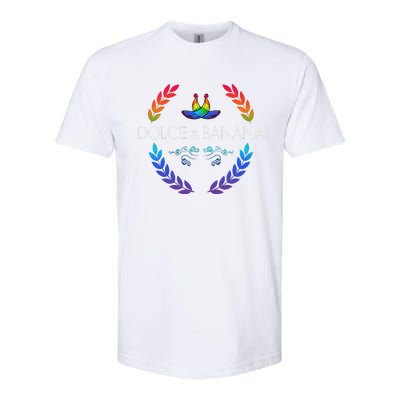 Dolce And Lgbtq Banana Funny Pride Graphic Cute Rainbow Softstyle® CVC T-Shirt