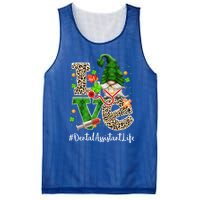 Dental Assistant Love Gnome Nurse Funny St Patricks Day Par Meaningful Gift Mesh Reversible Basketball Jersey Tank