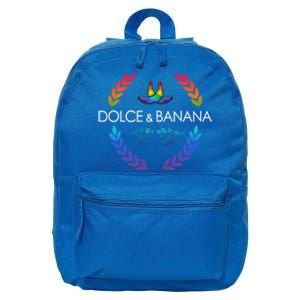 Dolce And Lgbtq Banana Funny Pride Graphic Cute Rainbow Gift 16 in Basic Backpack