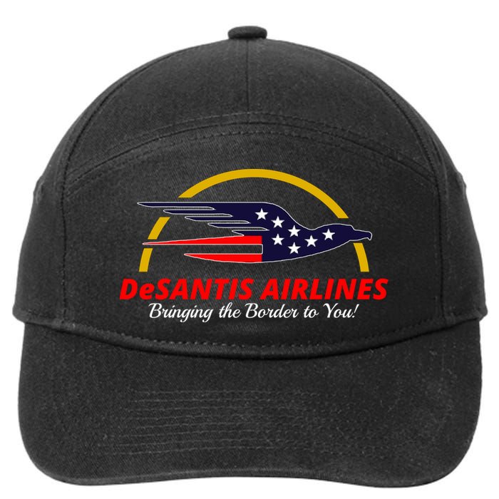 DeSantis Airlines Logo 7-Panel Snapback Hat