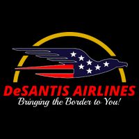 DeSantis Airlines Logo 7-Panel Snapback Hat