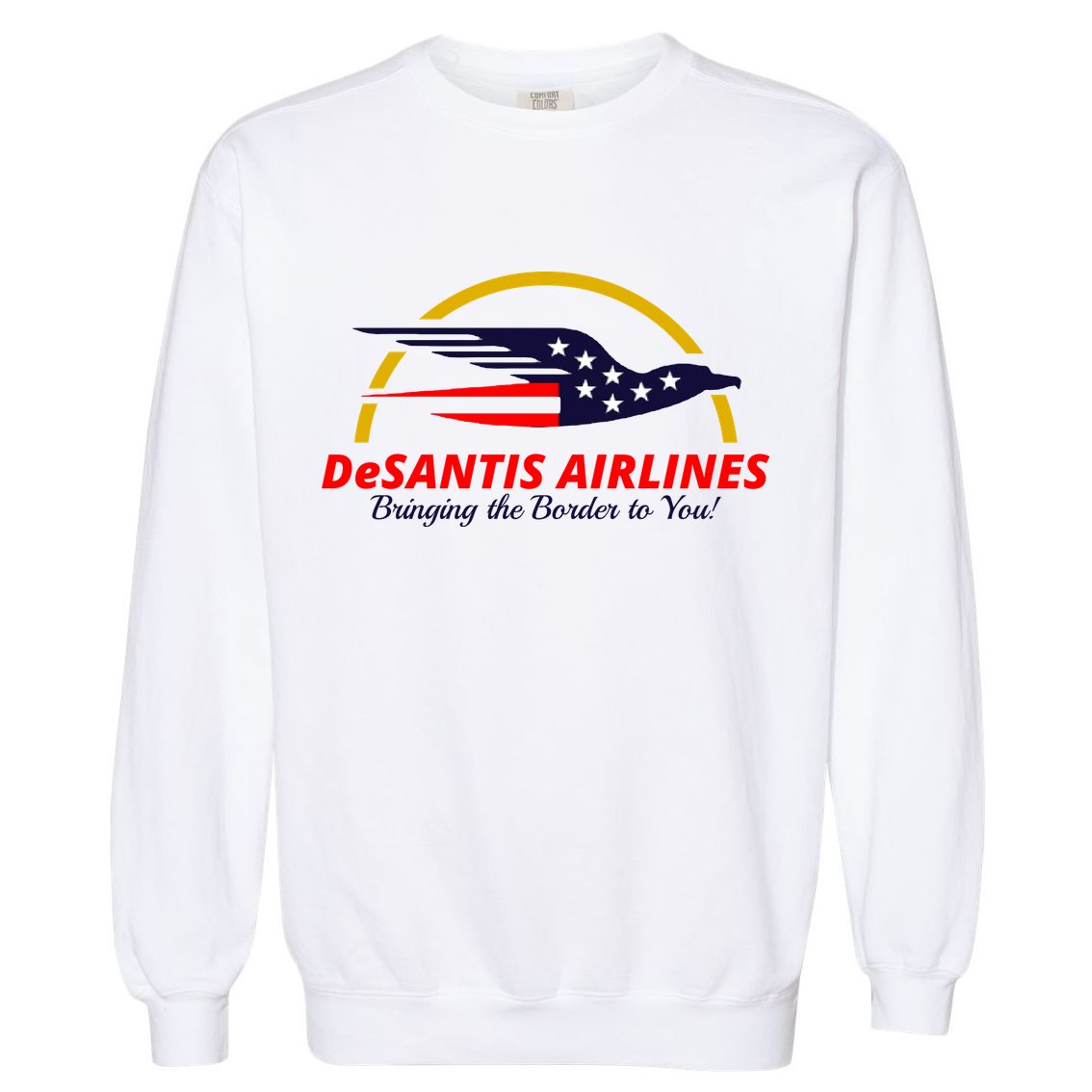 DeSantis Airlines Logo Garment-Dyed Sweatshirt