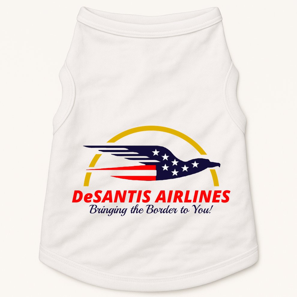 DeSantis Airlines Logo Doggie Tank