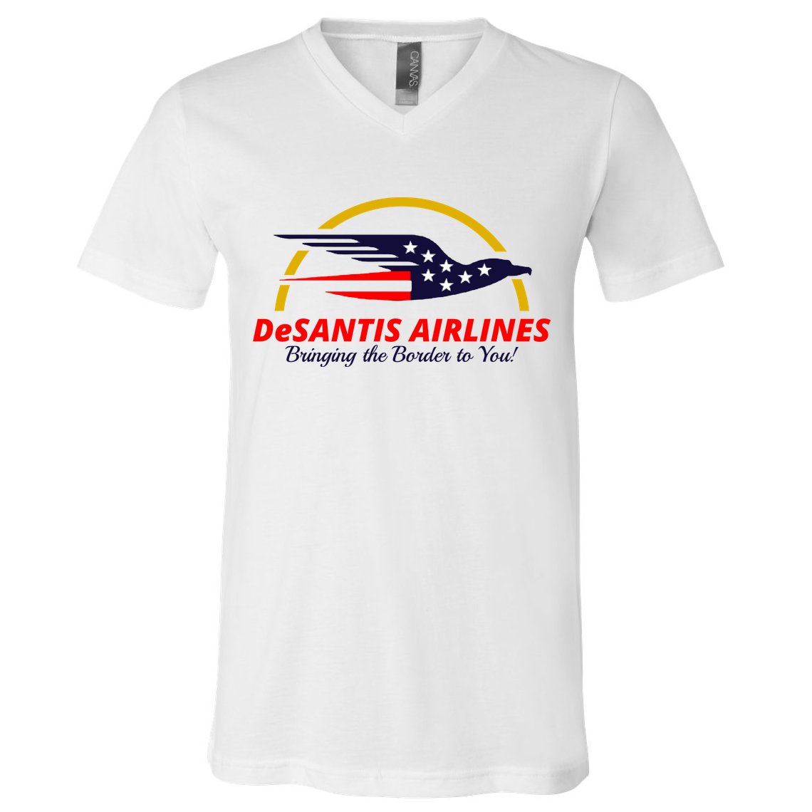 DeSantis Airlines Logo V-Neck T-Shirt