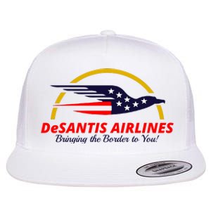 DeSantis Airlines Logo Flat Bill Trucker Hat